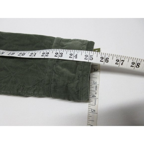 Eddie Bauer green corduroy quilted sporting jacket - Picture 10 of 11